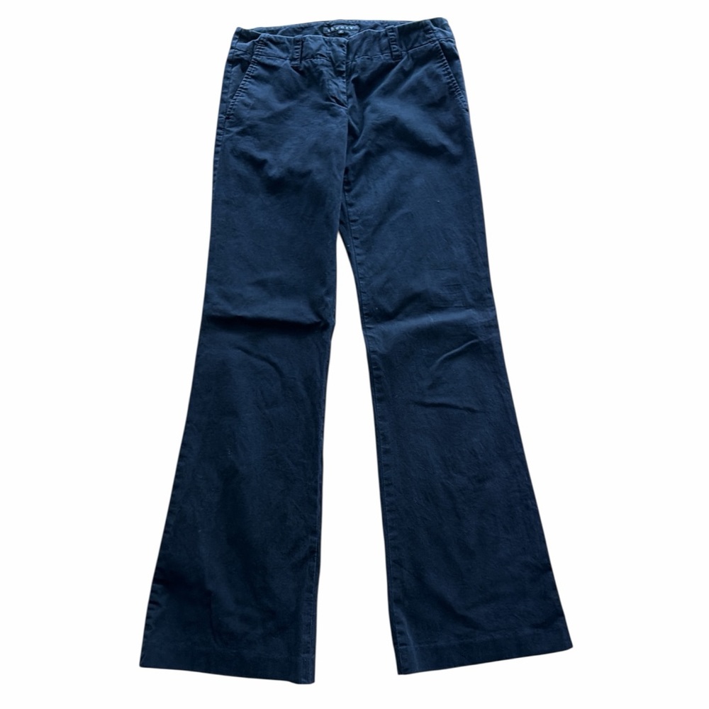 Theory Black Flare Leg Pants